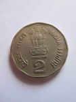 Монета Индия 2 рупии 2002 (B)