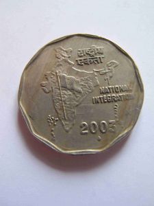 Индия 2 рупии 2003 B