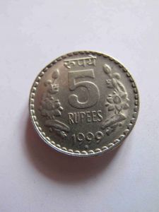 Индия 5 рупий 1999 N