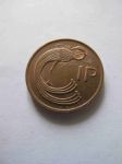 Монета Ирландия 1 пенни 1986