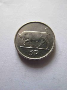 Ирландия 5 пенсов 1993