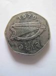 Монета Ирландия 50 пенсов 1979