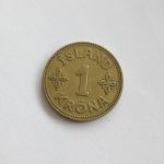 Монета Исландия 1 крона 1940