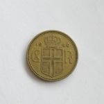 Монета Исландия 1 крона 1940