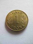 Монета Исландия 1 крона 1970