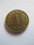 Монета Исландия 1 крона 1974