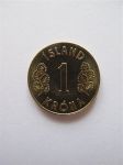 Монета Исландия 1 крона 1975