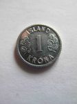 Монета Исландия 1 крона 1976