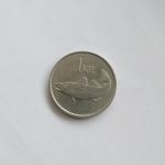 Монета Исландия 1 крона 1987