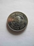 Монета Исландия 1 крона 1991