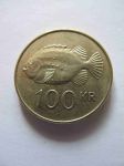 Монета Исландия 100 крон 2004
