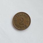 Монета Исландия 2 эйре 1942