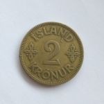 Монета Исландия 2 кроны 1925