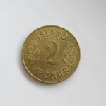 Монета Исландия 2 кроны 1966