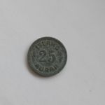 Монета Исландия 25 эйре 1942
