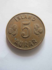 Исландия 5 эйре 1965