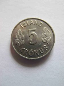 Исландия 5 крон 1969