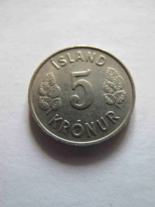Исландия 5 крон 1974