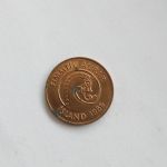Монета Исландия 50 эйре 1986