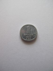 Монета Израиль 1 новый агорот 1980-1982гг