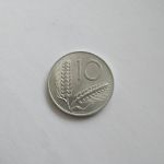 Монета Италия 10 лир 1977