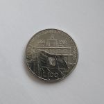 Монета Италия 100 лир 1881-1981