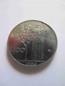 Италия 100 лир 1983