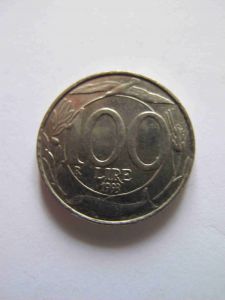 Италия 100 лир 1993