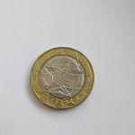Монета Италия 1000 лир 1997