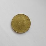 Монета Италия 200 лир 1989 военно-морская база