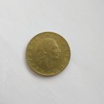Монета Италия 200 лир 1992 филателия Генуя