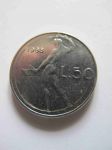 Монета Италия 50 лир 1988