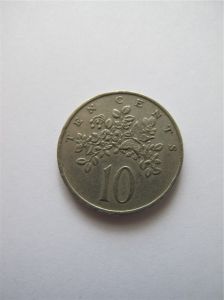 Ямайка 10 центов 1972