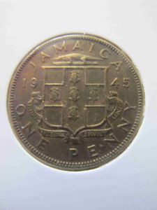 Ямайка 1 пенни 1945