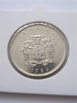 Монета Ямайка 25 центов 1986