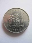 Монета Ямайка 25 центов 1989