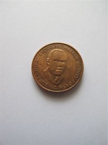 Ямайка 25 центов 1996