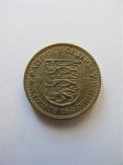 Монета Джерси 1/4 шиллинга 1957