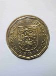 Монета Джерси 1/4 шиллинга 1966