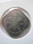 Монета Джерси 1 фунт 1981 200-летие битвы