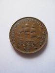 Монета Южная Африка  1/2 пенни 1934