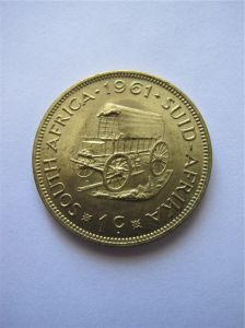 Южная Африка 1 цент 1961 ЮАР