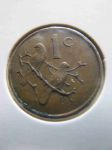 Монета Южная Африка 1 цент 1968 ЮАР KM#74.2