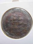 Монета Южная Африка  1 пенни 1929