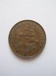 Монета Южная Африка  1 пенни 1942