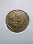 Монета Южная Африка 10 центов 2002 ЮАР
