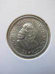 Монета Южная Африка 10 центов 1963 серебро