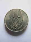 Монета Южная Африка 10 центов 1984 ЮАР