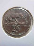 Монета Южная Африка 2 цента 1968 ЮАР