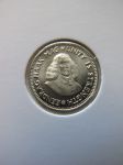 Монета Южная Африка 2 1/2 цента 1961 серебро